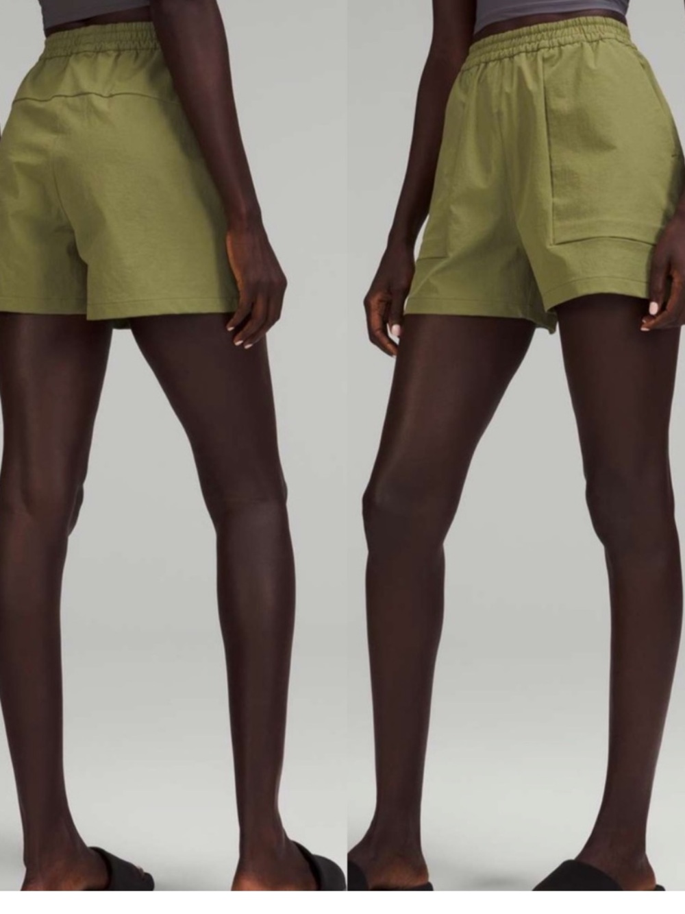 LULULEMON Lab Relaxed-Fit Super-High-Rise SHR Short 3" in Bronze Green Women’s 8 - Picture 2 of 7